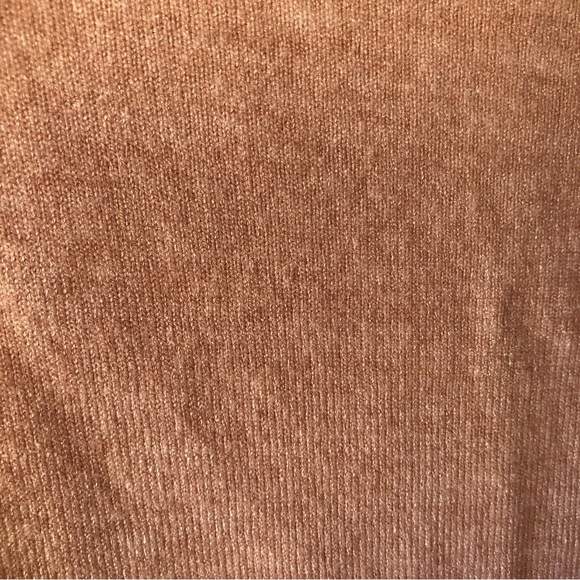 Dreamers by Debut soft stretch sweater dusty pink cinch front detail size M/L - Picture 6 of 9